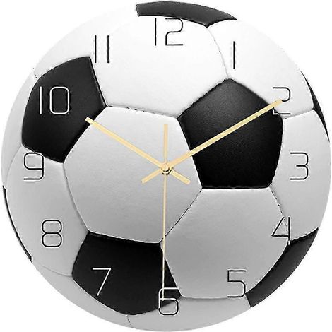 Horloge murale sur le thème du football, idéale pour la chambre, le salon et comme cadeau pour enfants. (1/5)
