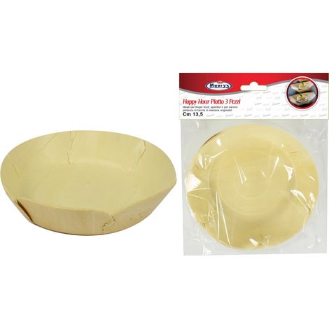 MAURY'S HAPPY HOUR PIATTO 13,5CM BAMBOO 3PZ