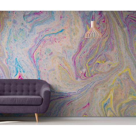 Papier Peint Floral - Motifs Fleuris Nocturnes - 150 x 250 cm (1/2)