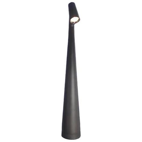 Lampe de table sans fil étanche, adaptée aux chambres, aux salons et aux tables de chevet, avec 3 niveaux de luminosité (noir, 1 pièce). (1/5)