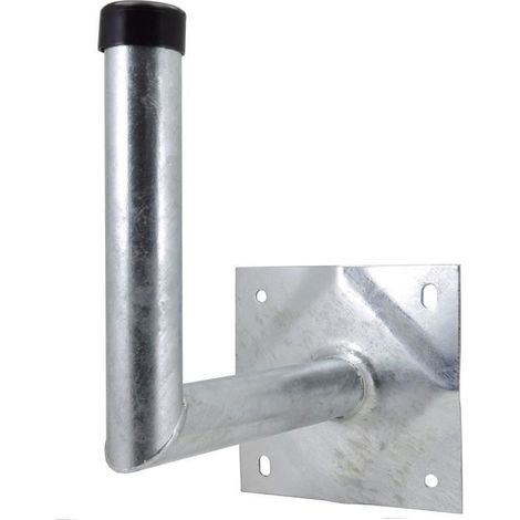 Support mural - Satix - Antenne satellite - Acier galvanisé - Distance 20 cm - Diamètre tube 48 mm