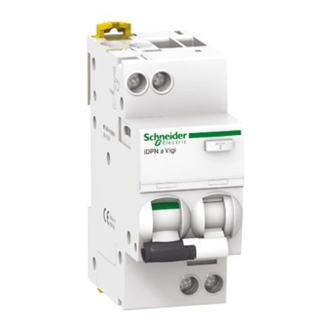 Disjoncteur différentiel magnéto-thermique Schneider Electric 20A 1+N, sensibilité 30mA Type B, montage rail DIN, iDPN ( Prix pour 1 )