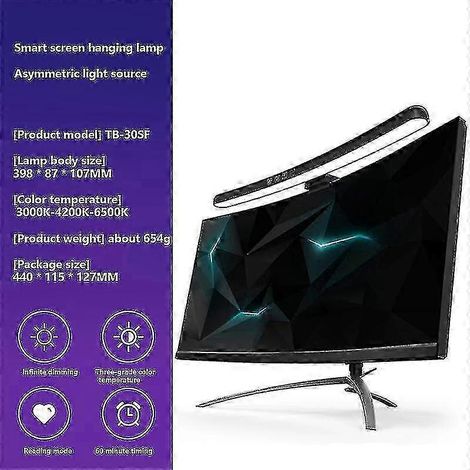 Barra de luz LED RGB para pantallas curvas, luz ambiental regulable con control continuo. (1/5)