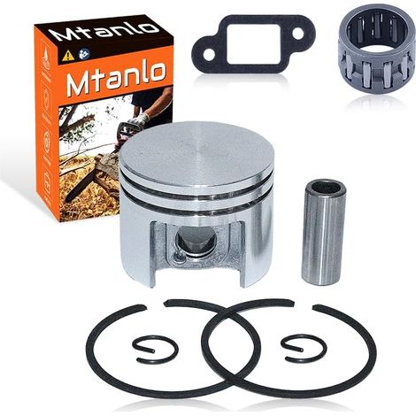 Jeu de segments de piston de 38 mm pour tronçonneuse Stihl 018 MS180 MS180C 1130 030 2004/1130 149 0601 (1/5)