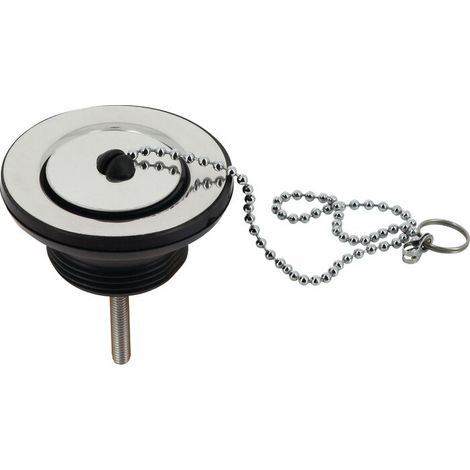 Bonde lavabo - NICOLL - Bouchon-chaînette - Débit 23L/min (1/4)
