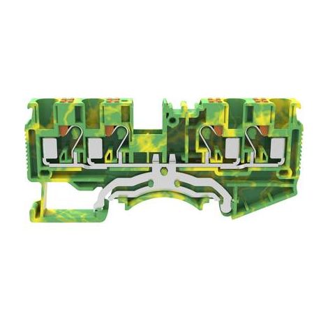 Degson DS4-QU-PE-01P-1C-00A(H) Borne pour conducteur de protection Push-In vert, jaune 1 pc(s) Q239542 (1/2)