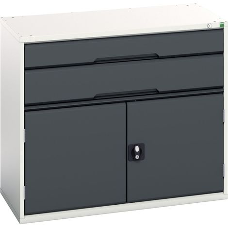 Bott 16925237.19 Verso 2 Drawer + Cupboard 900 x 1050mm Anthracite Grey