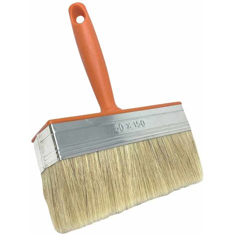 Pennellessa da imbianchino setole morbide per pitturare verniciare pennello plafoncino per colla da parati pittura 50 x 150 mm (1/5)