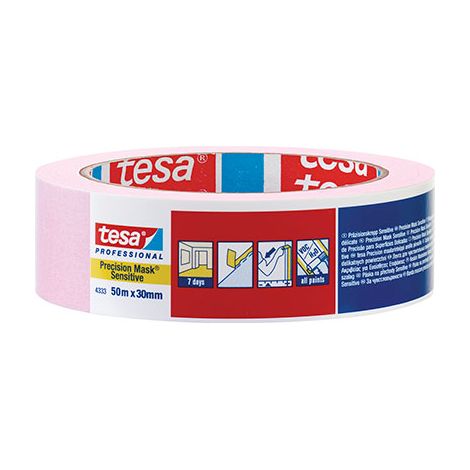 NASTRO CARTA SENSITIVE ROSA 4333 TESA - MM 30 ML 50- 5 pezzi