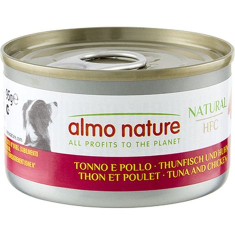 Almo Nature Cane HFC Natural Lattina 95gr Tonno e Pollo