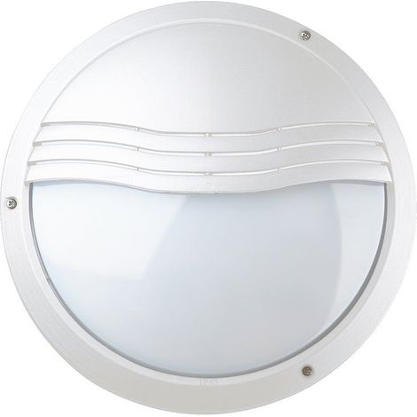 Supporto a parete PLAFF Round Hood IP65 E27 42W Bianco (1/2)