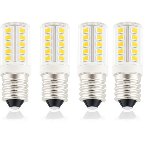 4 ampoules LED E14 5 W, équivalent 40 W, lumière blanche, culot en céramique, petit culot à vis Edison, éclairage intérieur à économie d'énergie (1/5)
