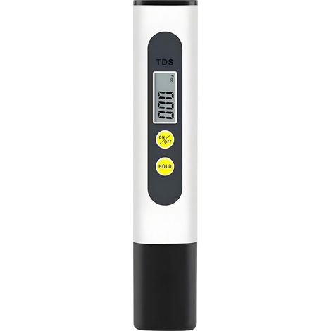 TDS-mètre, testeur d'eau numérique avec plage de mesure de 0 à 9990 ppm, portable pour l'aquaculture, les piscines et le test de l'eau du robinet. (1/4)