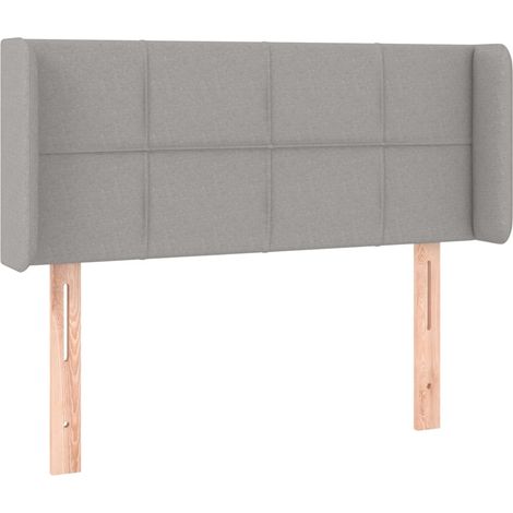 Maison Exclusive - Kopfteil mit Ohren Hellgrau 83x16x78/88 cm Sto