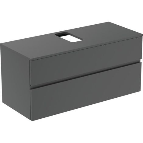 Ideal Standard E3504Y2 Armoire sous-lavabo Finesse découpe centrale (1/3)