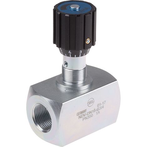 Vanne de régulation du débit hydraulique RS PRO, G 3/4, 350 bar Bars ( Prix pour 1 ) (1/2)
