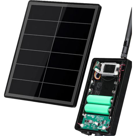 Nodo LoRa, alimentado por energía solar, compatible con redes malladas, compatible con Meshtastic, admite 2 baterías 18650, panel solar de 5 W. (1/5)