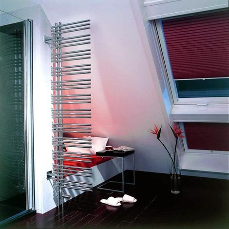 ZEHNDER Scaldasalviette Termoarredo Yucca Asym Cromo (1/3)