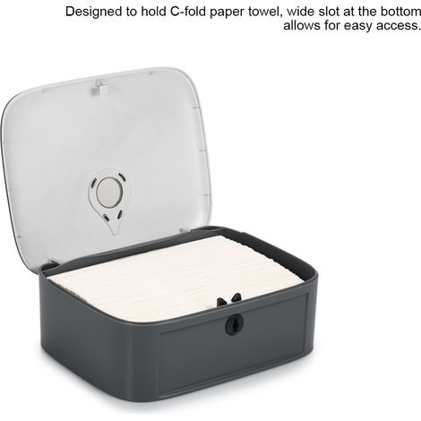 Wandmontierter Toilettenpapierspender, Papierhandtuchrollenhalter, Toilettenpapieraufbewahrungsbox, für Badezimmer zu Hause oder im Hotel. (1/5)