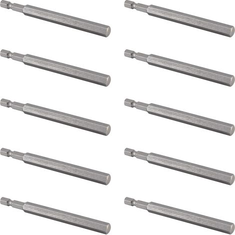 Jeu de 8 embouts tournevis électrique 8mm, douilles hexagonales magnétiques renforcées, accessoires de remplacement pour perceuse visseuse (1/5)