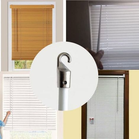 Accessoire Pour Store Plissé - Tringle Pivotante En Fibre De Verre Et Tringle D Alliage - Pour Stores De 30 Cm - Lot De 2 (1/5)
