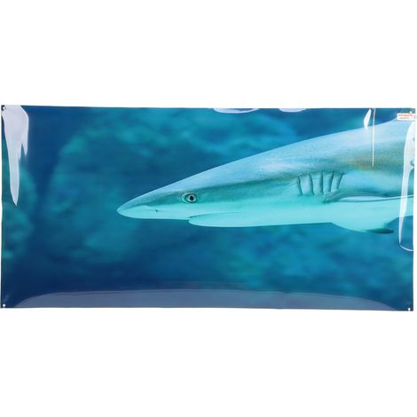 Papier de fond d'aquarium en PVC auto-adhésif transparent, décoration 3D, affiche d'aquarium, toile de fond 122x50cm (1/5)