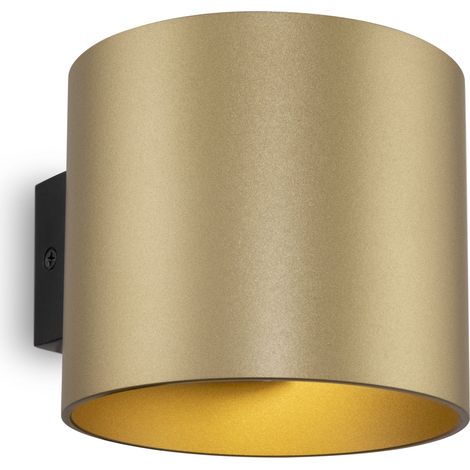 Lampada da parete Ceiling & Wall in Alluminio Rond Opaco Oro (1/2)