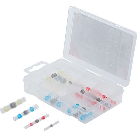 BGS Assortiments de connecteurs de soudure et gaine thermorétractable 30 pièces (1/5)