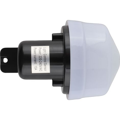 Interrupteur marche/arrêt automatique haute sensibilité pour lampadaire de jardin ou d'éclairage public, 230 V CA. (1/5)
