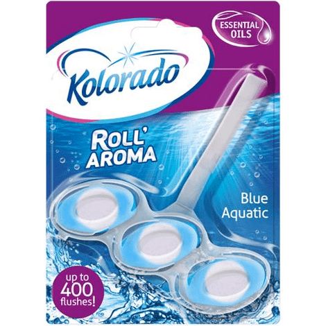 Bloc WC parfumé Kolorado Roll Bleu Aquatique 51G (1/2)