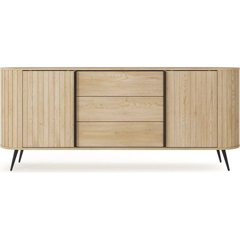 LEIA - Buffet en chêne cremona 196cm