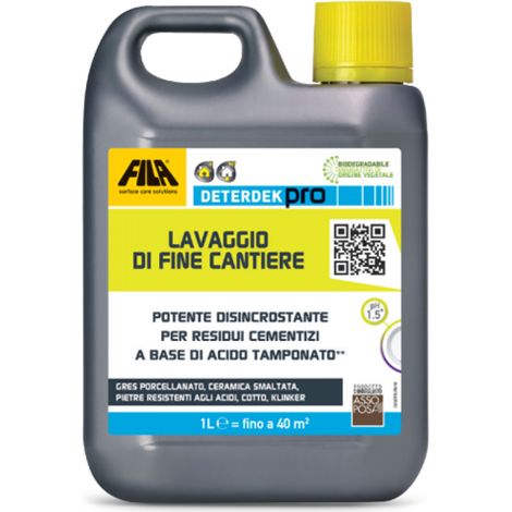 DETERGENTE PAVIMENTI "DETERDEK PRO" 1LT FILA DISINCROSTANTE