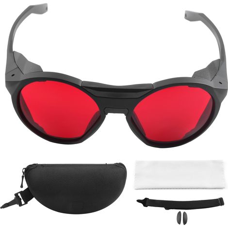 Lunettes de protection laser 590nm, anti-lumière bleue, faible transmission lumineuse, protection oculaire (1/5)