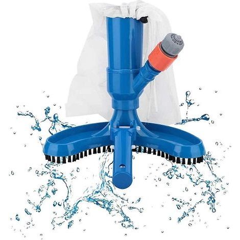 Aspirateur de piscine, brosse de nettoyage à jet pour piscine avec tête de brosse et raccord de tuyau, accessoires de nettoyage pour spa, bassin et piscine. (1/5)
