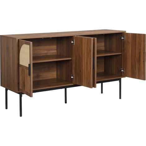 Buffet moderne et simple, meuble de rangement, sideboard pour salon, 140 L x 40 B x 80 H (cm) (1/5)