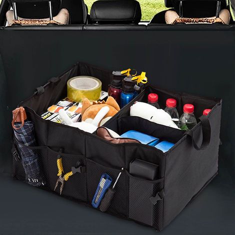 Große, faltbare Kofferraumtasche, wasserdichte Oxford-Box für Einkäufe und Camping (1/5)