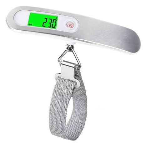 Luggage Scales, Portable Digital Scale, Electronic Luggage Scale, Hanging Weighing, Backlit Digital Travel Scale, 50kg/110lb for Travel Suitcase Kitchen (1/5)