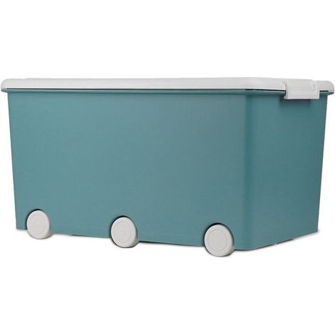 Coffre de rangement enfant THERMOBABY PLAYBOX Maxi 42L Vert azur (1/5)