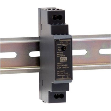 Mean Well INDUSTRIE-NETZTEIL - 1 AUSGANG - HUTSCHIENENMONTAGE - 15 W - 15 V - 1 A