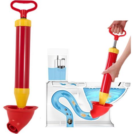 Déboucheur WC Haute Pression à Air Comprimé pour Canalisation (1/5)