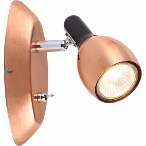 Wandleuchte Cross 1 GU10 Kupfer Candellux 91-32768