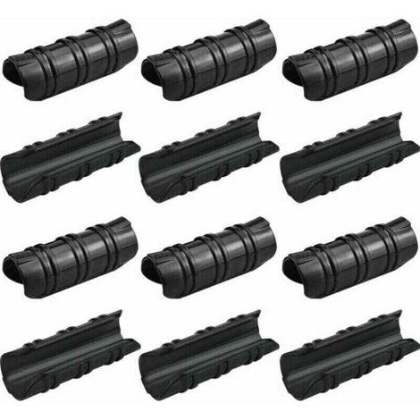 100 clip per serra da 25 mm resistenti alle alte temperature, clip per serra da giardino, , coperture per serra durevoli e facili da usare per fissare striscioni, tubi e film da giardino per serre - N