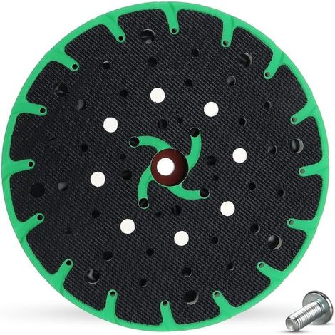 Plateau de ponçage 150 mm, plaque de ponçage d'aspiration de poussière 150 mm compatible avec ponceuse excentrique Festool Rotex RO, ETS 150, ETS EC 150, LEX (1/5)