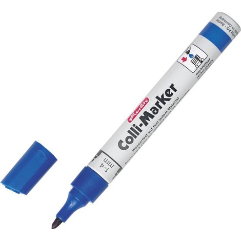 Rotulador permanente Herlitz Colli Azul