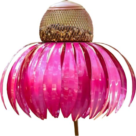 MINKUROW Alimentador De Pájaros Salvajes De Pie Para Colibrí - Soporte De Cinturón De Metal Desmontable - Plástico Duro Premium - Decoración De Jardín (Rojo) (1/5)