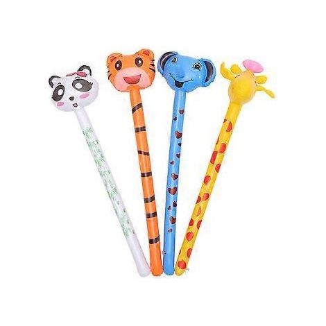 Lot de 4 jouets gonflables en forme d'animaux, ballons animaux créatifs pour enfants (1/2)