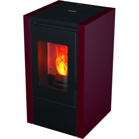 STUFA A PELLET LITTLE 6 - KW 6,2 Col. Bordeaux - 1 pezzo