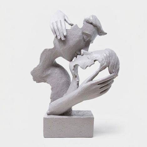 Scultura decorativa in poliresina bacio Love Affair B (1/3)