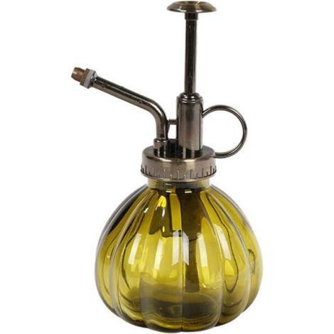 Vaporisateur pour plantes, flacon pulvérisateur en verre pour fleurs et pots, style vintage, avec pompe décorative en verre. (1/5)
