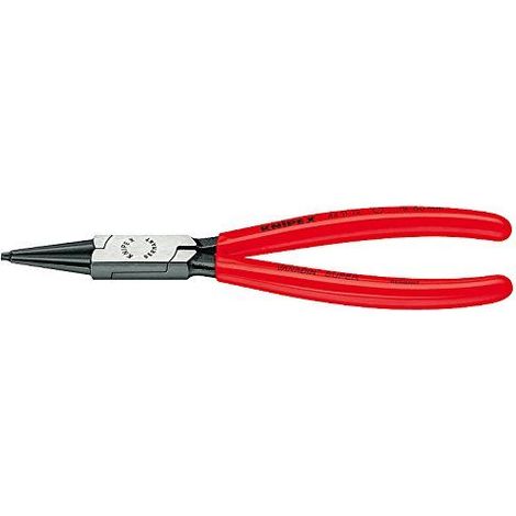Knipex Pince pour circlips pour circlips interieurs d'alesage noire atramentisee, gainees en plastique 140 mm 44 11 J1